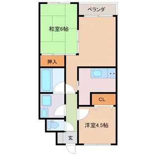 アークハイツ【3階】の間取り