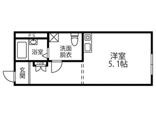 神奈川県横浜市保土ヶ谷区峰岡町2【アパート】の間取り