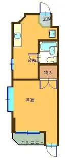 ハイツ赤堤【2階】の間取り