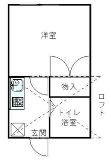 エスポワールII【2階】の間取り