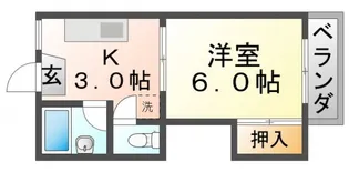 ナオミハイツ3【2階】の間取り