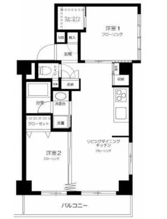 コーヅ白金台【7階】の間取り