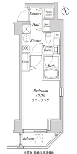 東京都港区新橋5【マンション】の間取り