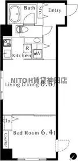 東京都中央区日本橋蛎殻町2【マンション】の間取り