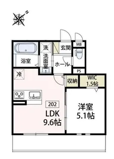 カーサルピナス【2階】の間取り