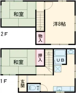 東京都江戸川区江戸川2【一戸建】の間取り