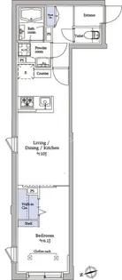 アトリオフラッツ中野【2階】の間取り