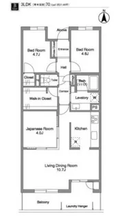コンフォリア墨田三丁目【2階】の間取り
