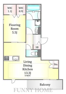 東京都世田谷区上馬4【マンション】の間取り