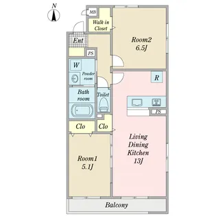 ラヴィベル【1階】の間取り