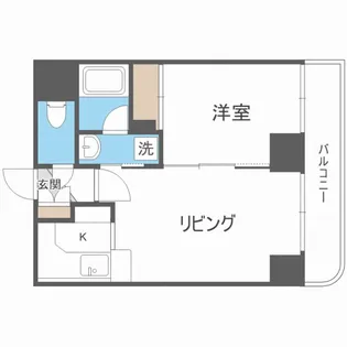 トミイビル NO 40【6階】の間取り