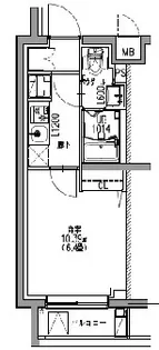S-RESIDENCE行徳courant【1階】の間取り