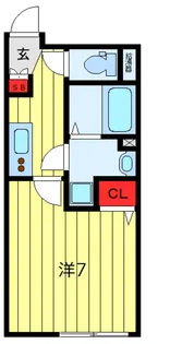 COCOCUBE西日暮里【5階】の間取り