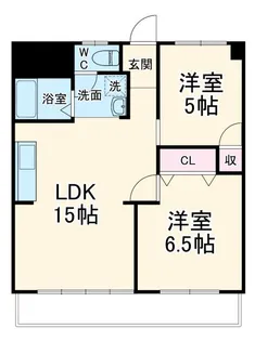 ハイツ白井【3階】の間取り