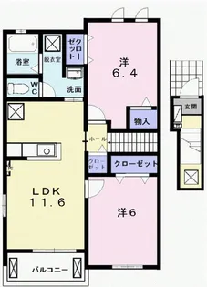 ヒルズ・セレッソ【2階】の間取り