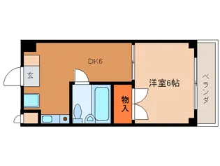 鴫野旭ハウス【1階】の間取り