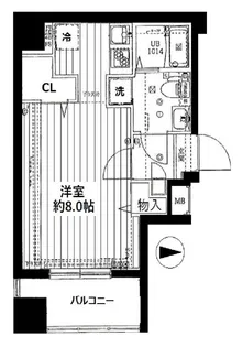 スプレスター錦糸町【4階】の間取り