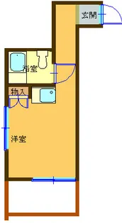 シャレーヌ【1階】の間取り