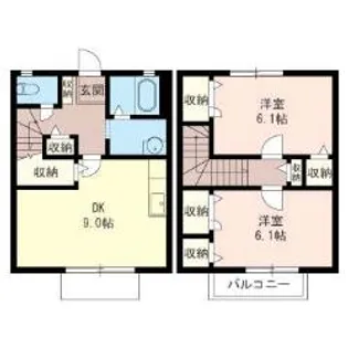 埼玉県草加市中根1【一戸建】の間取り