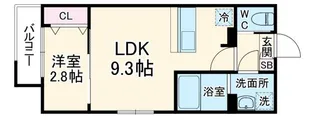 KEIAI RESIDENCE 津田沼【2階】の間取り