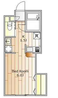ペナテス松長【1階】の間取り