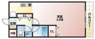 モンサンルージュ【3階】の間取り