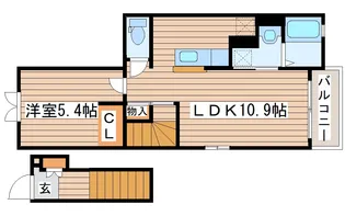 フィデールSK【2階】の間取り