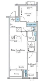 アーバネックス文京小石川【3階】の間取り