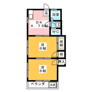 立石コーポ【3階】の間取り