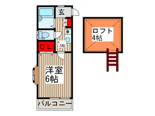 みず樹ハウス【2階】の間取り