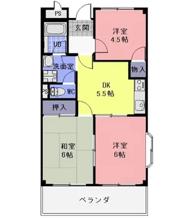 Limpia 末広【2階】の間取り