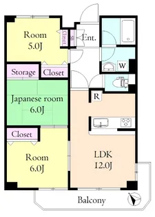 サン・アロー【1階】の間取り