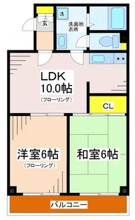 アベニュー成城2【2階】の間取り