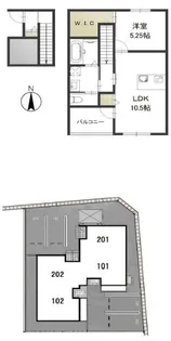 ノーブル高柳【2階】の間取り