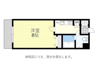 ピュアドームブライトン博多【5階】の間取り