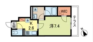 ザ・パークメゾンK.I【1階】の間取り