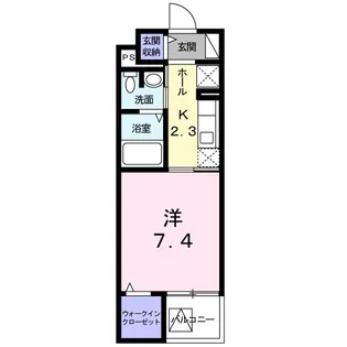 カームタウン【4階】の間取り