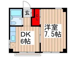 パ-クヒルズ丸山【3階】の間取り