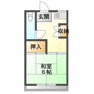 土方ビル【2階】の間取り