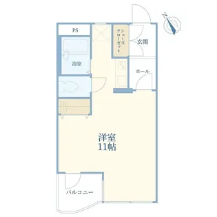 エスプラナード中目黒一番館【3階】の間取り