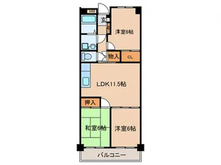 マリオン大曽根【5階】の間取り