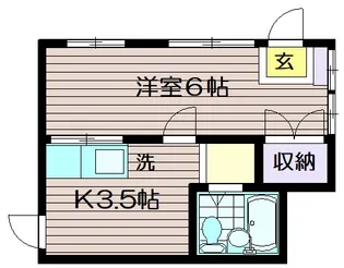 フジモリビル【3階】の間取り
