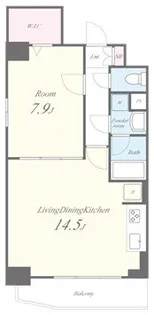 プレール マチヤ【8階】の間取り