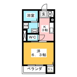 ダイヤモンドヒルズ新川II【2階】の間取り