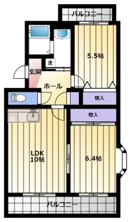 ルイーズS【3階】の間取り