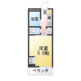 第二コーポ代田【4階】の間取り