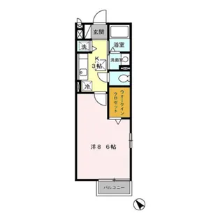 アクシス【1階】の間取り