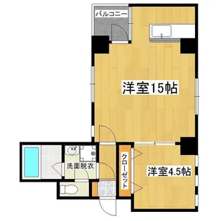 マリンステージKT【3階】の間取り