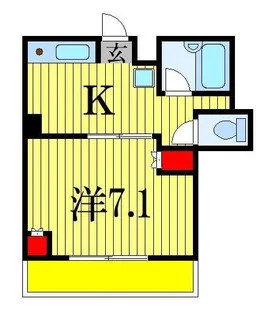 アーネット西船橋【7階】の間取り