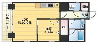 エルム赤羽【4階】の間取り